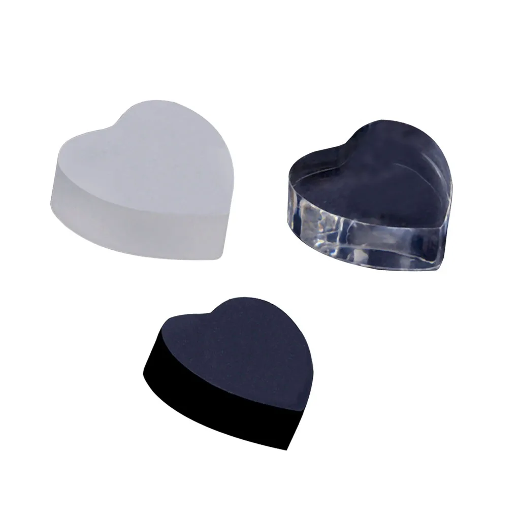 

Acrylic Stand Jewelry Display Holder Rack Organizer Mini Size Heart Shape