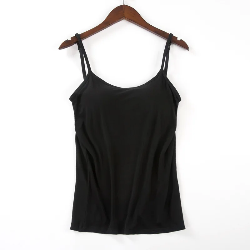 

Modal female no steel ring with chest pad integrated camisole upgraded version yoga bottoming shirt WJ21