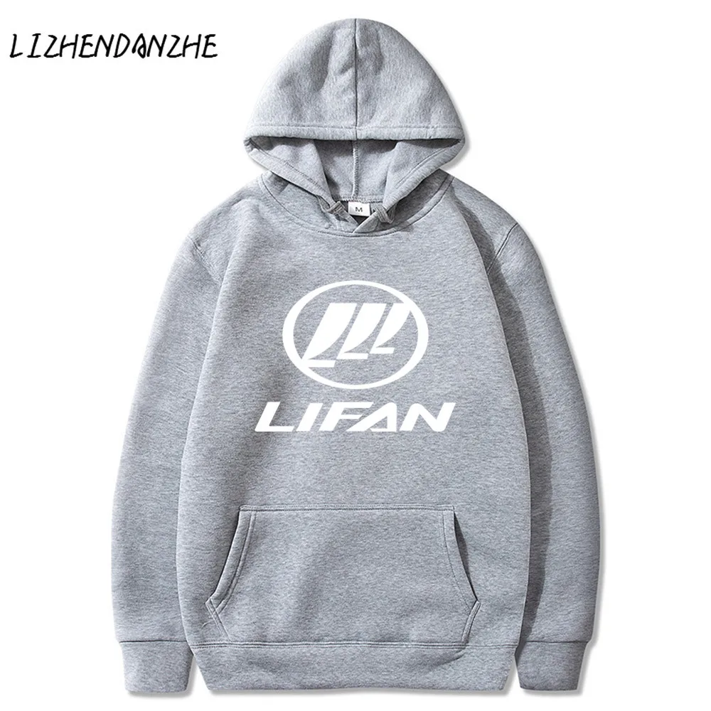 Брендовые мужские толстовки LI FAN повседневные с капюшоном для авто на весну и