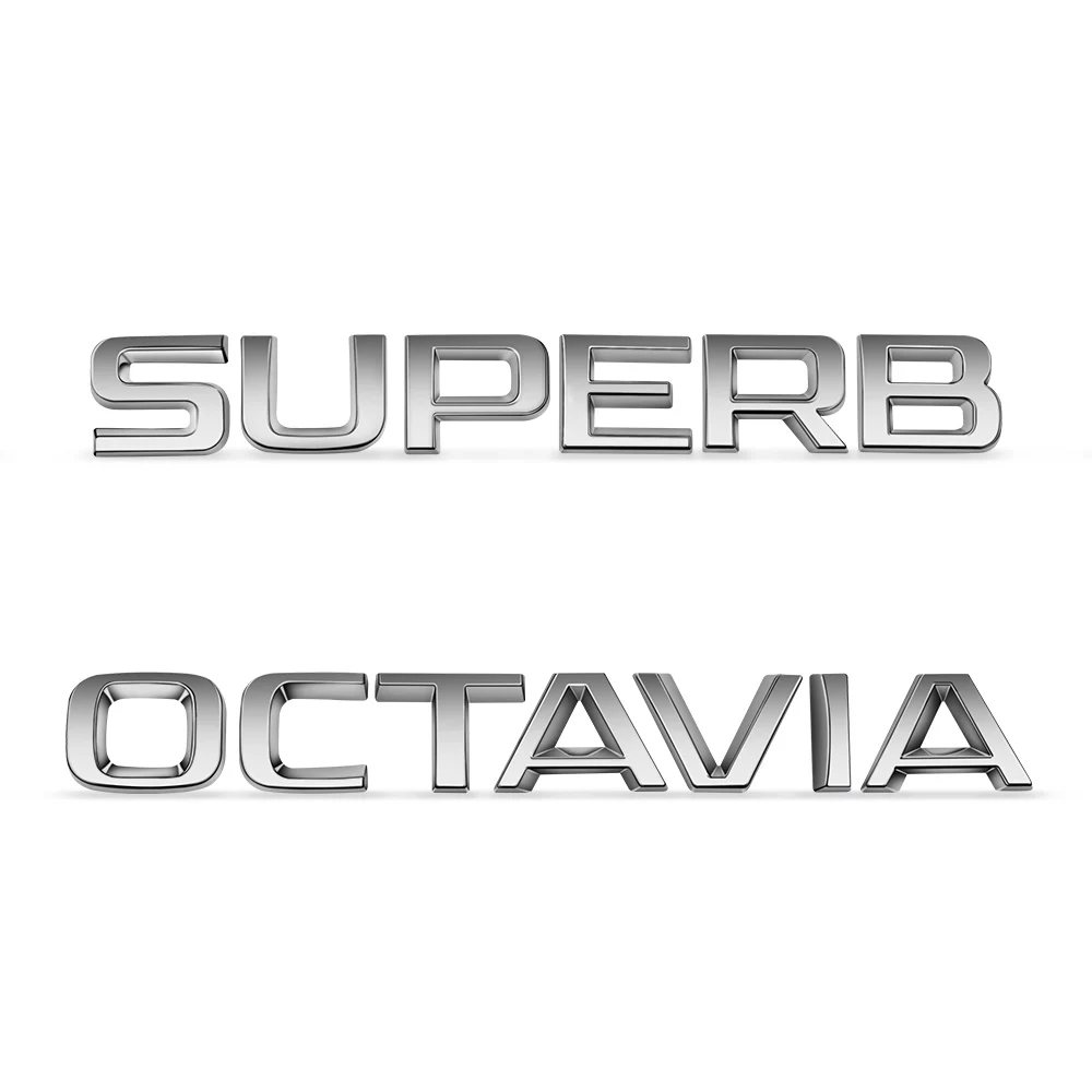 Автомобильный багажник 3D буквами логотипами Superb Octavia клей Стикеры из АБС