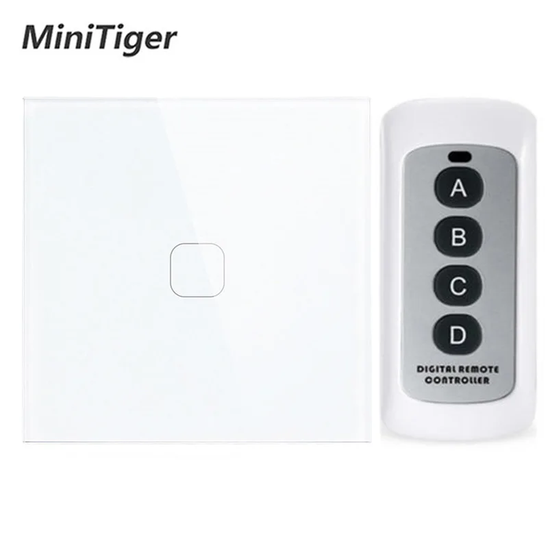 Minitiger стандарт ЕС/Великобритании 1 банда 2 банды способ настенный сенсорный