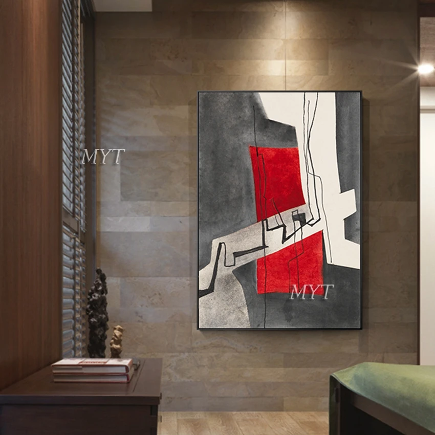 Украшение для дома ручная работа знаменитая абстрактная живопись маслом