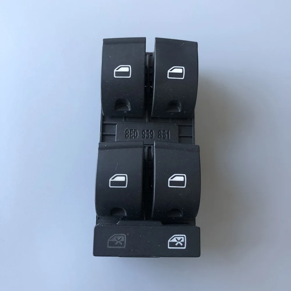 8ED959851 8ED959851B мастер Мощность переключатель окна Панель для Audi A4 B6 B7 седан 2002 2003 2004 2005 2006 2007 2008