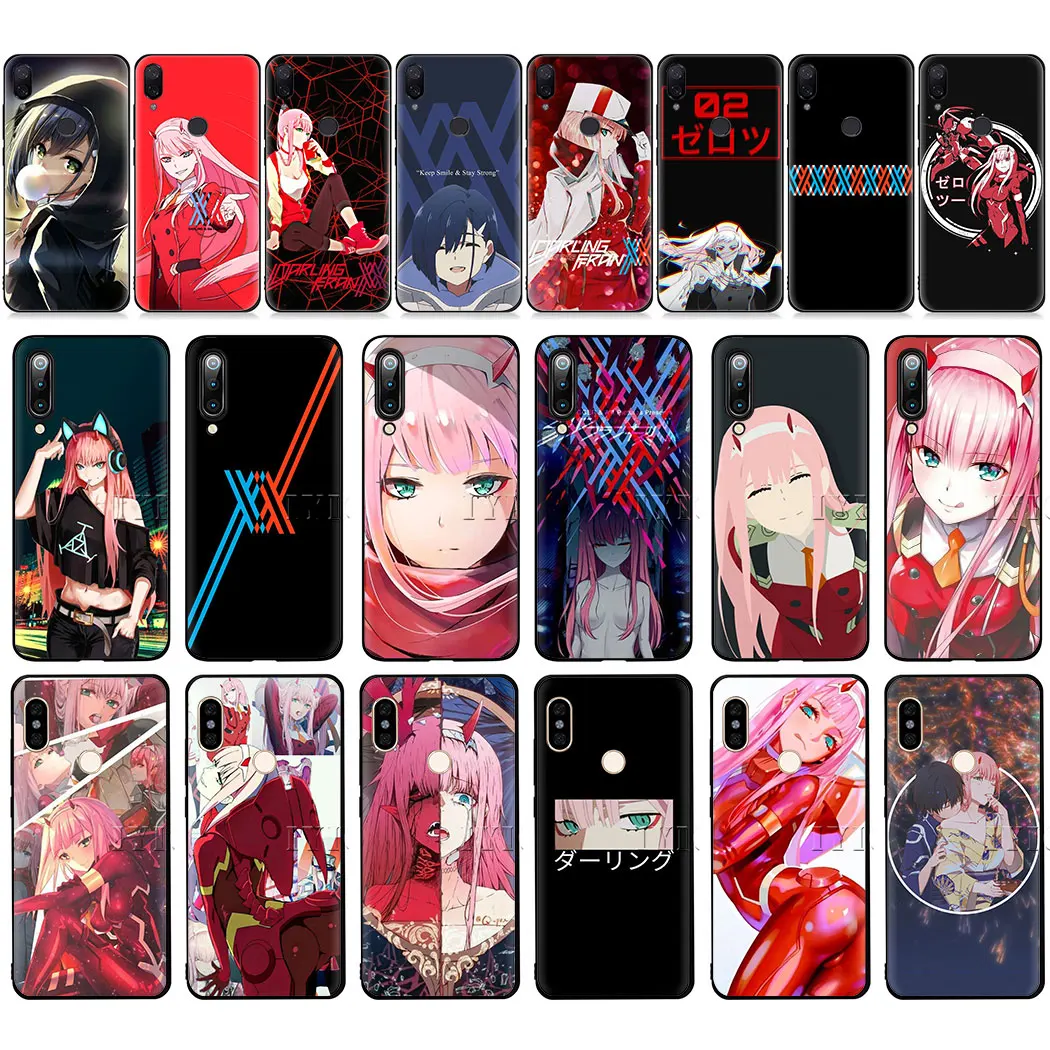 Два darling в franxx жесткая мягкий чехол для мобильного телефона случай Redmi Примечание