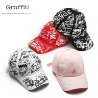 sleckton 100 cotton unisex graffiti baseball cap for men and women fashion hip hop hats casual snapback hat summer visors caps