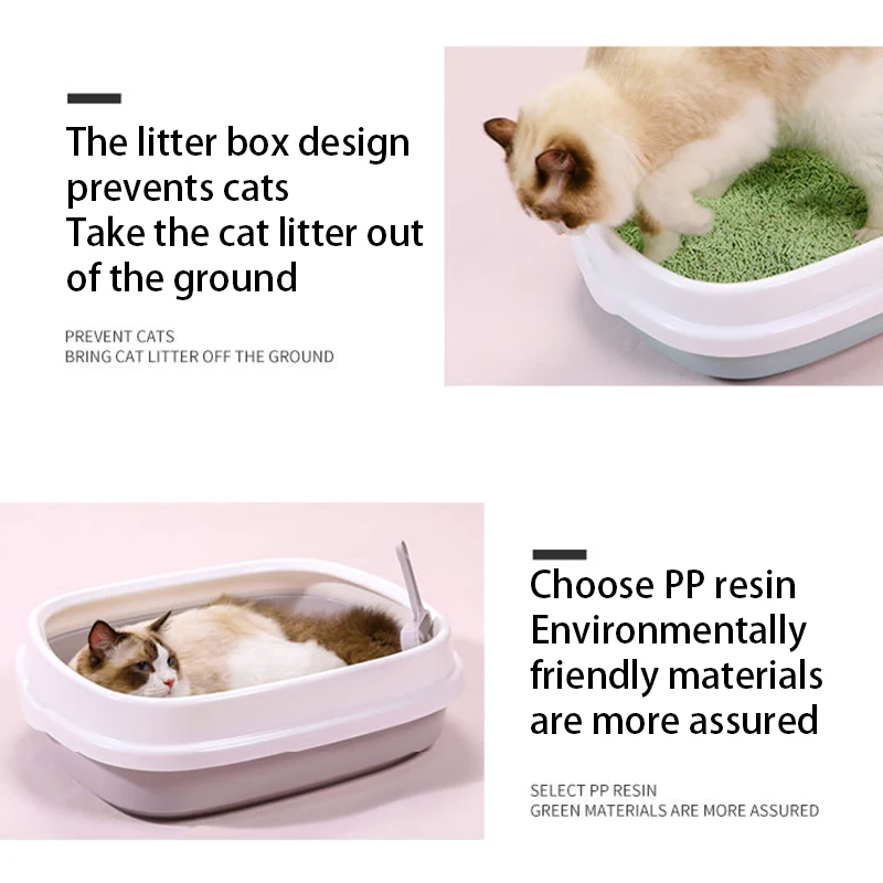 Pet Туалет постельное белье Анти Всплеск кошки ящик для туалета кошачий поднос