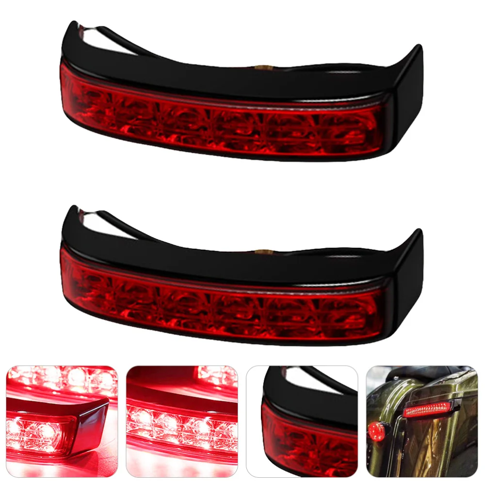 

1 Pair Motorcycle Taillight Trunk Tail Box Light Motorcycle Saddlebag Lights