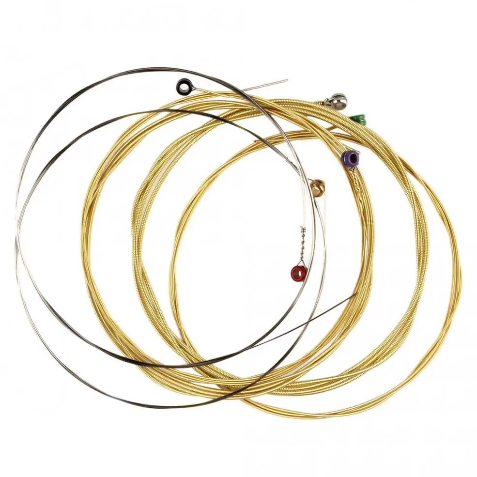 Orphee tx6306шт/набор Акустических Гитарных Струн 011 052 дюйма высокоуглеродистой стали