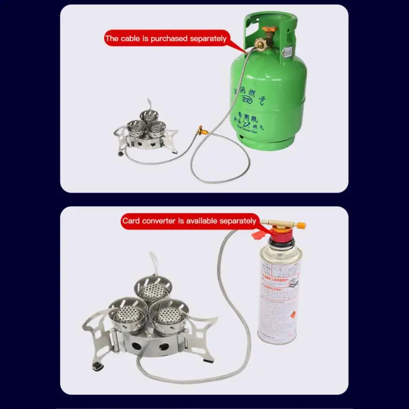 

2021 NEW Widesea Wind Proof Outdoor Gas Burner Camping Stove Lighter Tourist Equipment Kitchen Cylinder Propane Grill