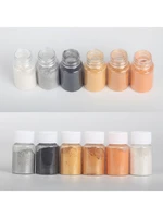 6 color metal tones mica pearl powder pigment kit cosmetic grade metallic dye paint epoxy resin art making