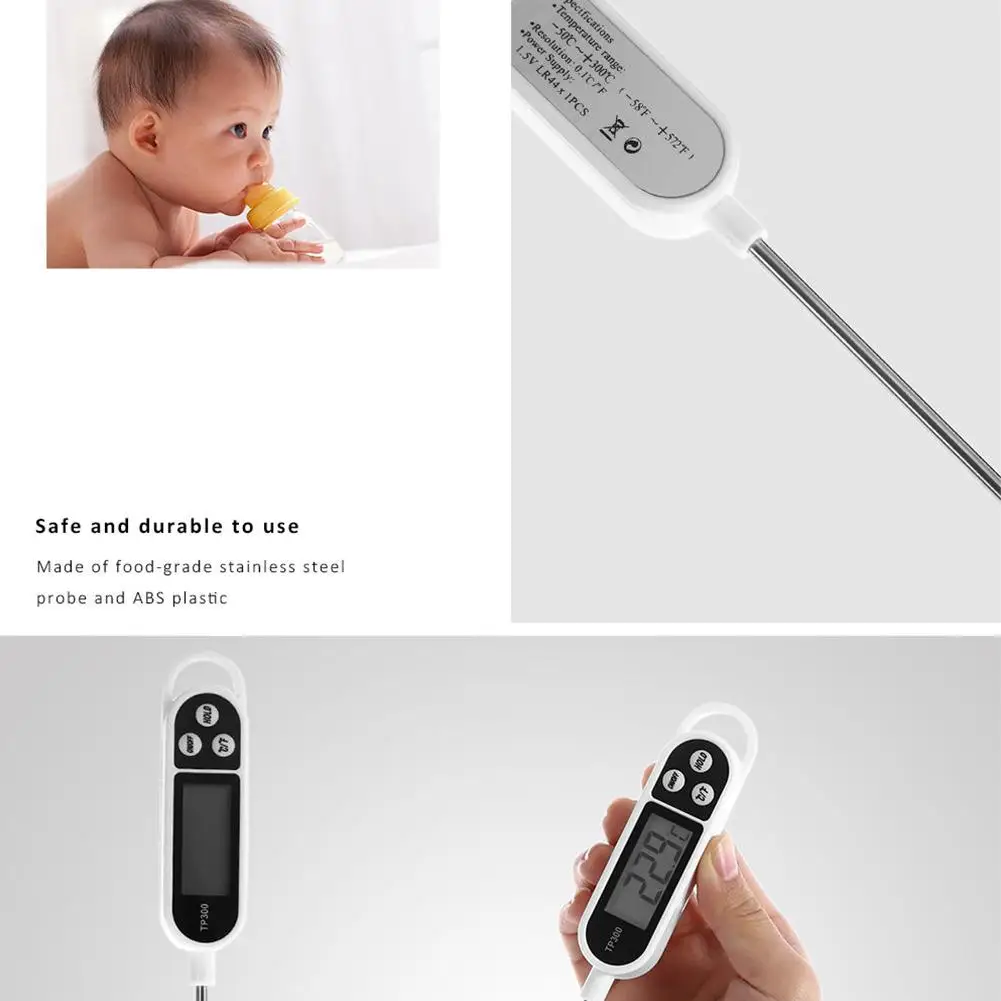 Пищевой термометр TP300 для мяса и индейки инструмент приготовления пищи кухни LN |