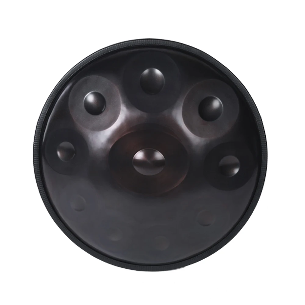 Black 10 tones Ручной работы звук заживление Handpan музыкальный инструмент подарок с цилиндрическая сумка 9 тон 10 тонов повесить музыкальный инструмент подарок - Цвет: Black 10 tones