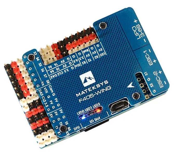 Matek Matesys F405-WING STM32F405 управления полетом с INAVOSD MPU6000 BMP280/Поддержка кулон с крыльями фиксированное крыло
