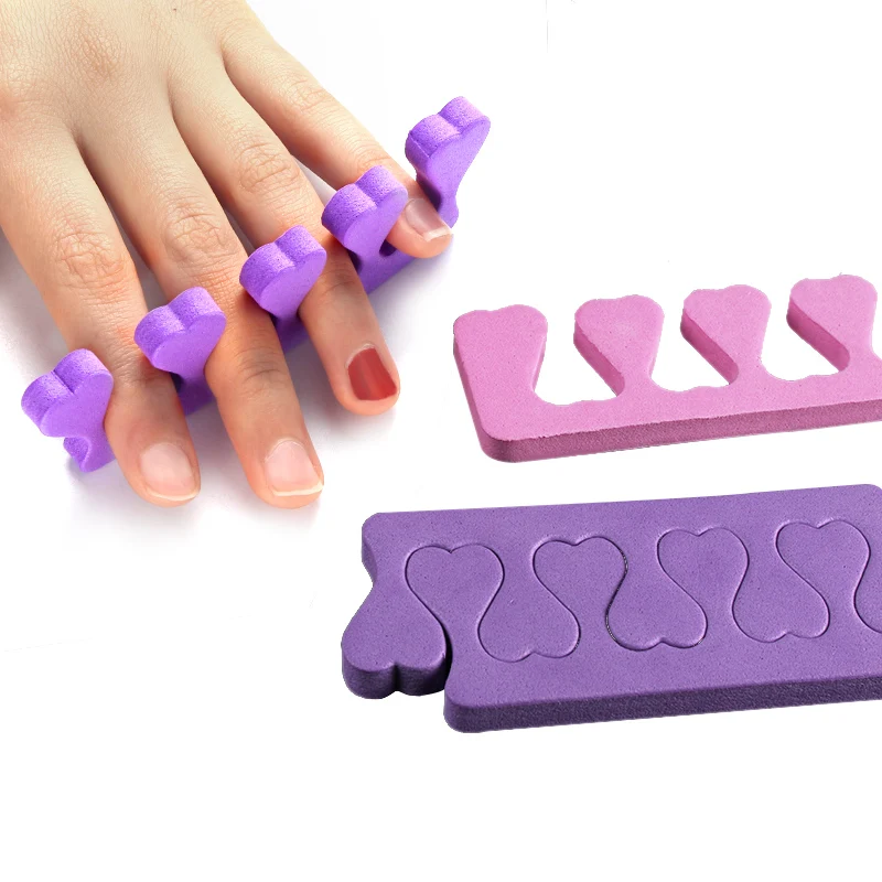 Сепаратор для пальцев из пены 6 шт. губка разделитель ног мягкая красота маникюр