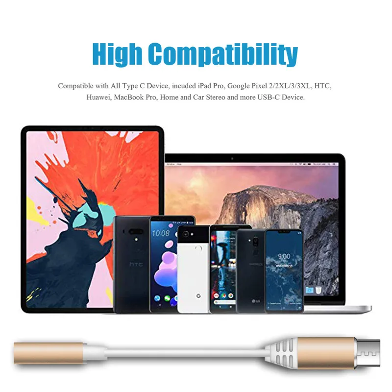 USB C до 3 5 мм разъем для наушников адаптер папа AUX аудио кабель type huawei Xiaomi все