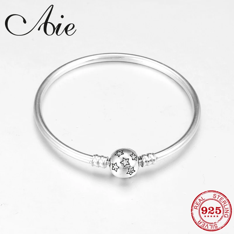 Женский браслет из серебра 925 пробы с фианитами|Гибкие и жесткие браслеты| |