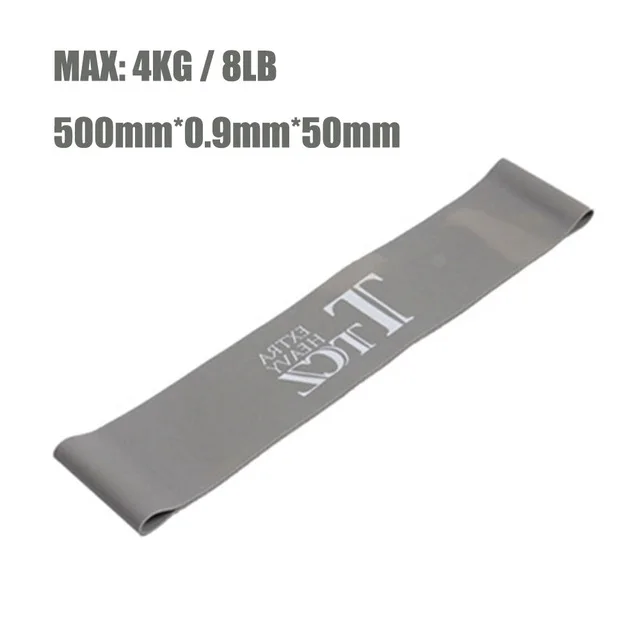 Gray 50cm Фитнес-резинки, эспандер, унисекс, 208 см, Йога, спортивные резинки, петля, экспандер для упражнений, спортивное оборудование#4 - Цвет: Gray 50cm