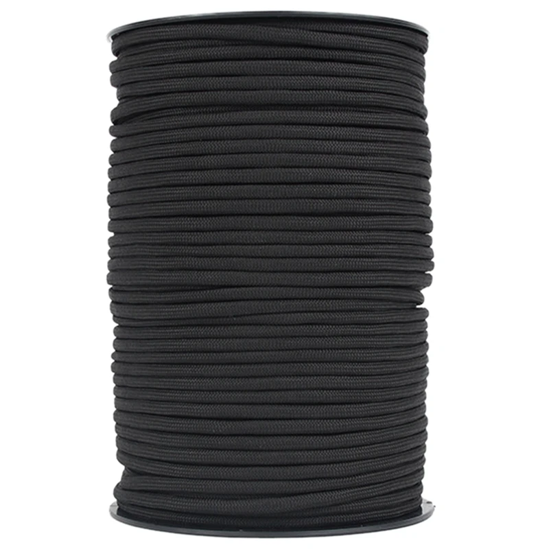 

1x 100M 4mm 9 Stand Cores for Survival Parachute Cord & 10Pcs Aluminum Alloy Tent Pegs Nails with Rope