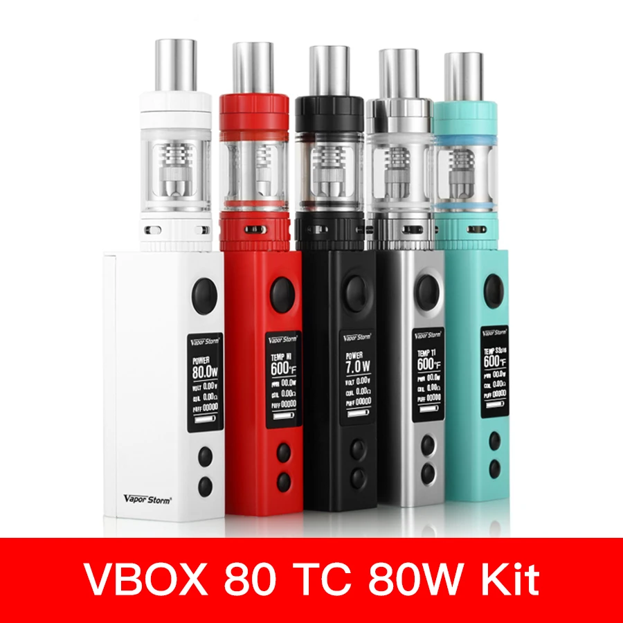 Vape Vapor Storm VBOX 80TC комплект бокс мод для электронных сигарет 80 Вт электронная