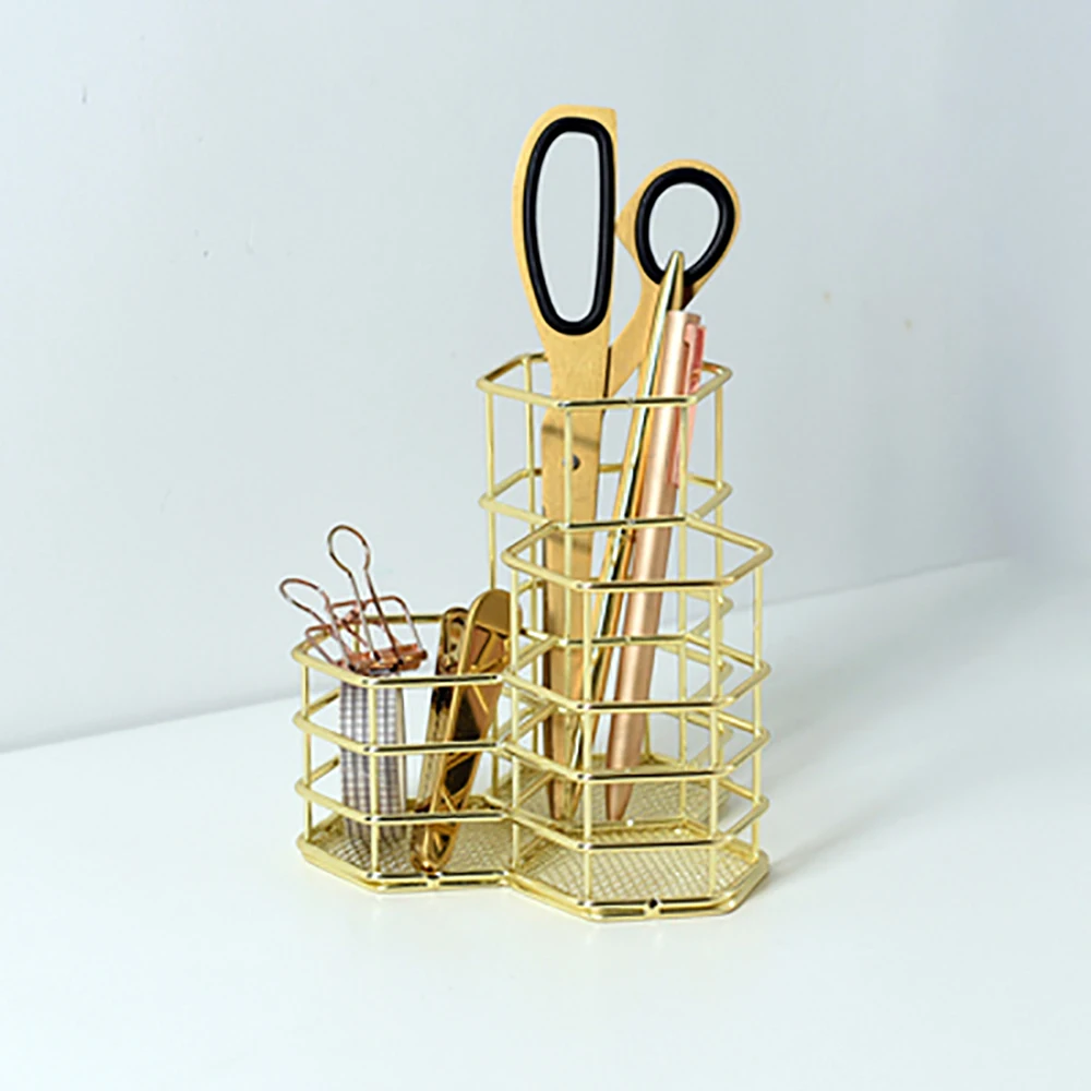 Шестигранный Держатель для кистей макияжа коробка косметических настольный