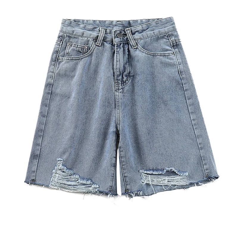 

High Waist Shorts Jeans Female Cycling Sports Korean Fashion Summer Women's Clothing Harajuku Denim Plus Size Casual Streetwear
