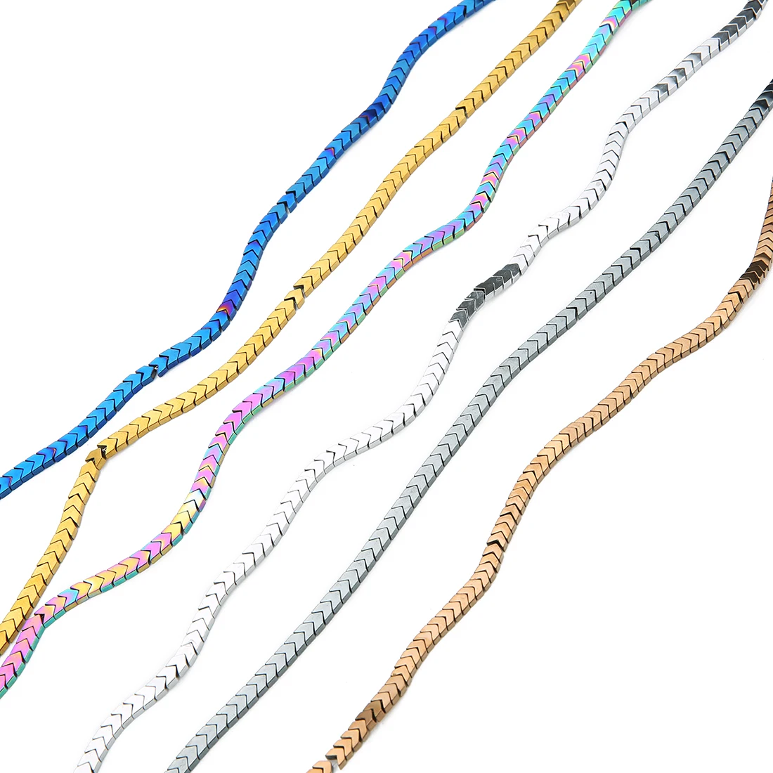 Beadtales 90 шт натуральная стрела с камнями бусины 4 мм Ширина красочные аксессуары
