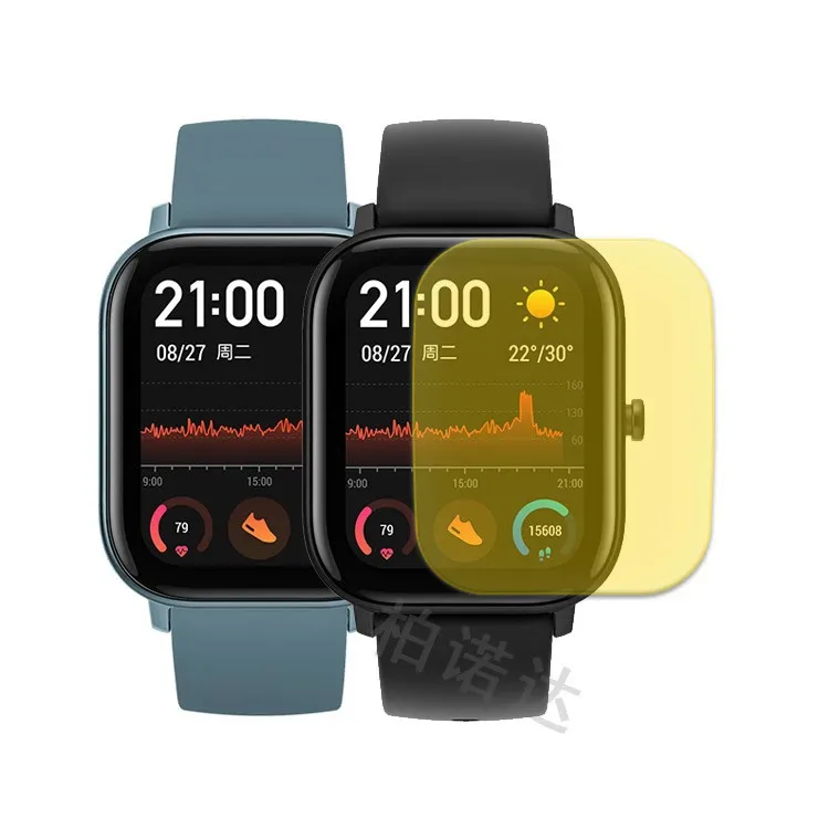 3 шт. защитная пленка для смарт часов Xiaomi Huami NEW Amazfit GTS|Защита экрана| |