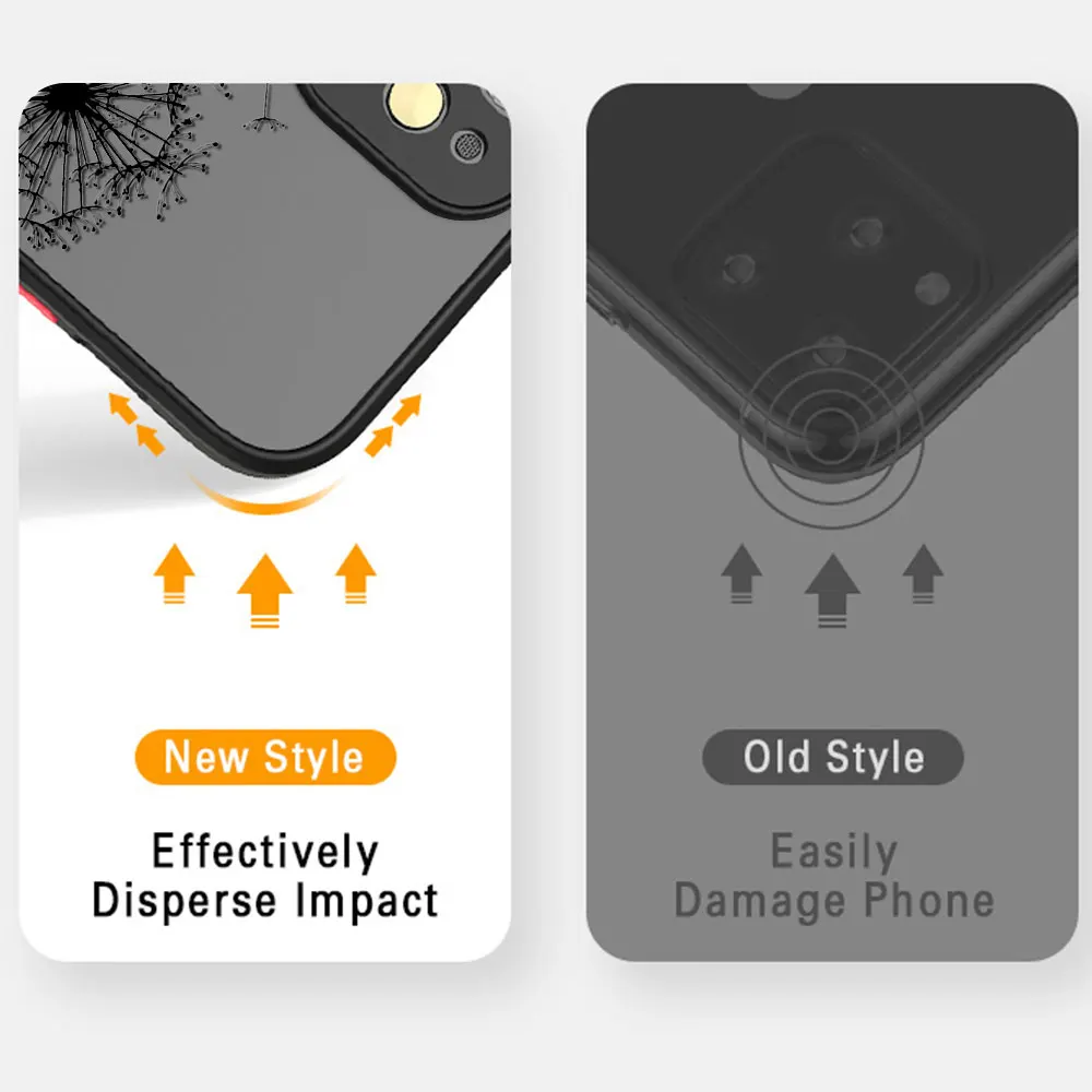 

Skin Feel Phone Case for iPhone 7 11 12 Pro XR X XS Max 6 6S 8 Plus SE Matte Soft Translucent Coque Cute Elephant Girl