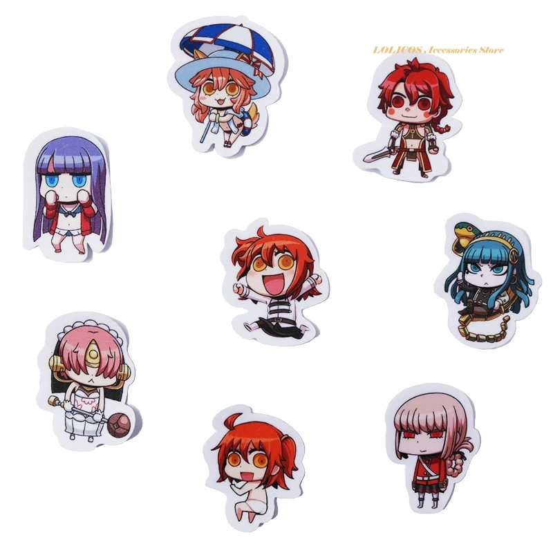 

Anime Fate/Grand Order Tamamo No Mae Fujimaru Ritsuka Sticker Cartoon Waterproof Luggage Phone DIY Scrapbook Decal Decor Cospla