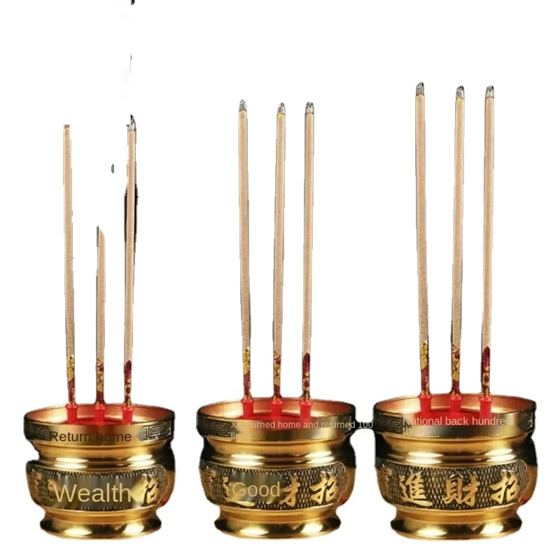 

Pure Copper Smokeless Led Plug Electronic Burner Simulation Buddha Worship Electronic Incense Lucky Incense Burner