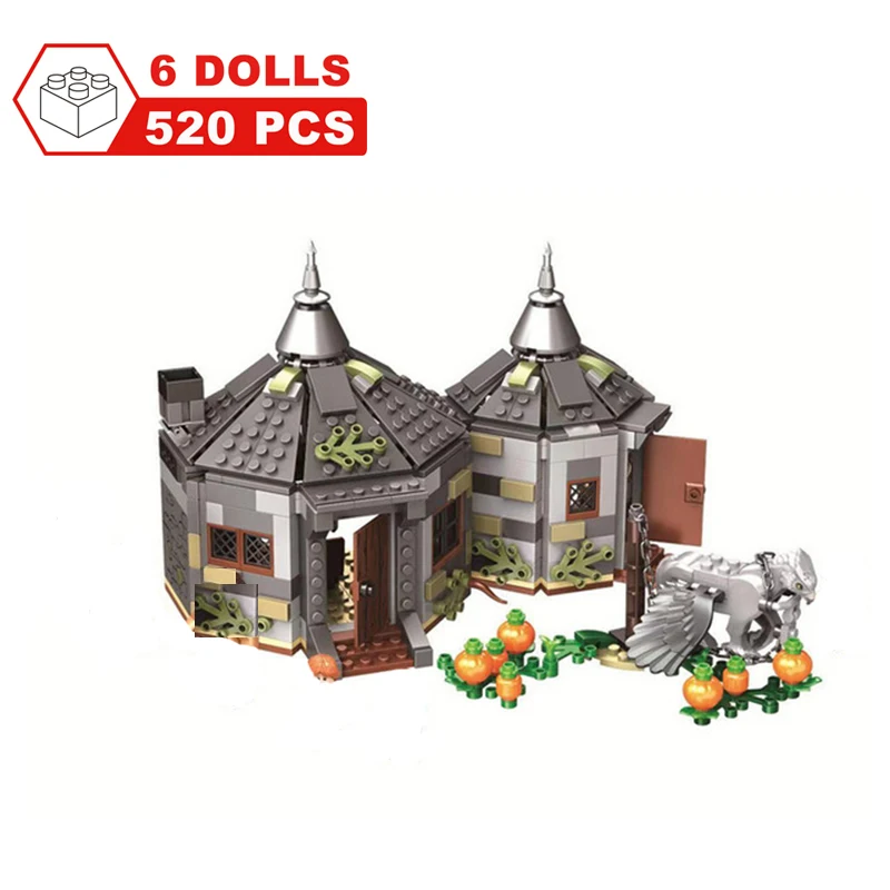 Новый фильм Harri Pottered Hagrid's Hut Buckbeak's Rescue Building Blocks Кирпичи игрушки для детей