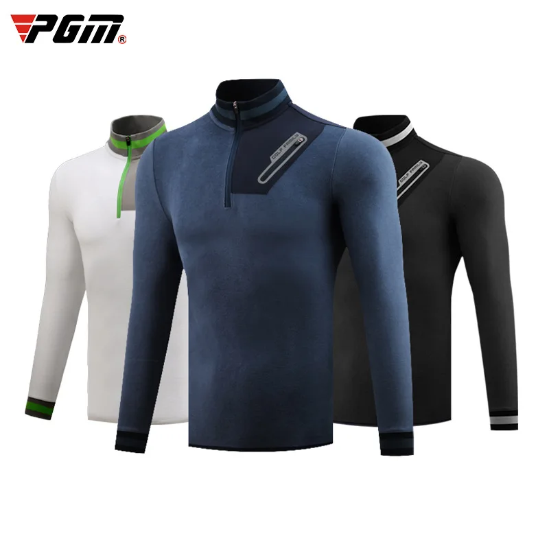 

PGM Mens Winter Golf Clothing Outdoor Keep Warm Jacket Windproof Long Sleeve T-shirt Muscle Sportswear M-XXL D0959