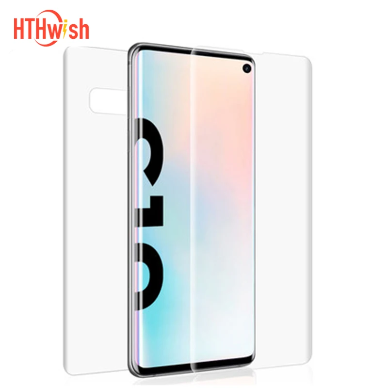 Задняя Передняя пленка для Samsung Galaxy S10 S9 S8 Plus защита экрана Защитная Note 8 9 lite S7