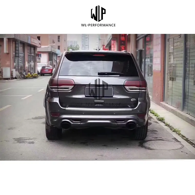 SRT8 стиль высокое качество PP Неокрашенный Передний Задний бампер боковые юбки
