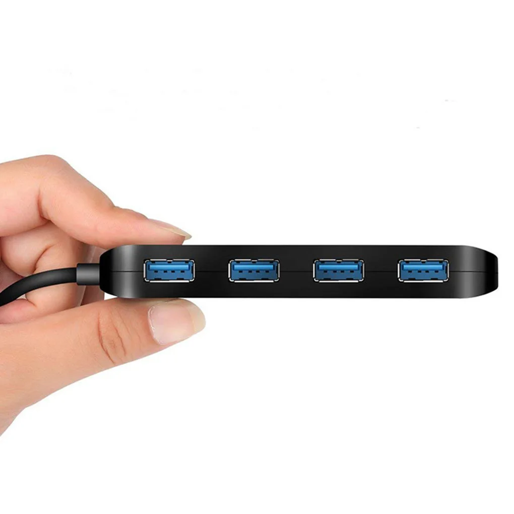 

High Speed USB3.0 Splitter Cable Ultra-thin USB 3.0 HUB 4 Ports LED Indicator Separate Switches for Mouse Keyboard Computer
