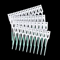40pcspack soft silicone dental flosser teeth cleaning floss interdental brushes oral hygiene tooth dental floss oral deep clean