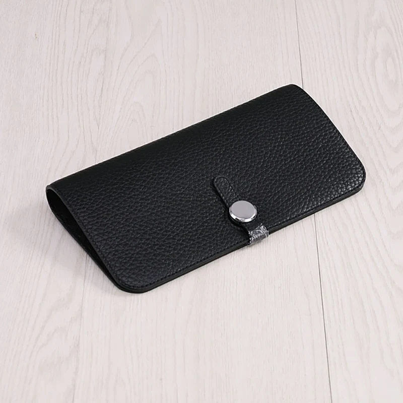 Новинка 2020 Женский кошелек женский длинный кожаный тонкий с пряжкой в