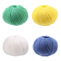 kaobuy 6 pcs soft yarn fiber ball diy knitting yarn warm hand knitting wool crochet yarn for knitting supplies