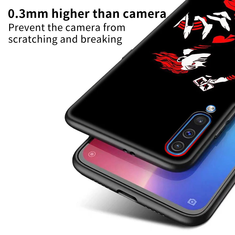 

Phone Case For Samsung Galaxy A90 A80 A70 A60 A50 A40 A30 A20 A10 Black Silicone Cover hisoka