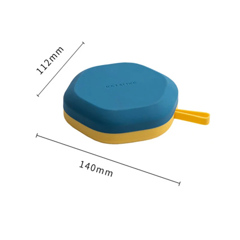 Новый креативный кухонный летний шестиугольный Силиконовый поднос для льда