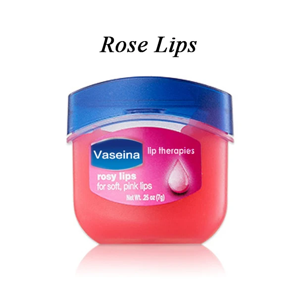 Rose Lips Увлажняющий бальзам для губ Vaseline, губная помада, натуральный растительный анти-растрескивающийся органический бальзам для губ с чистым вазелиновым желеем, бальзам для губ - Цвет: Rose Lips
