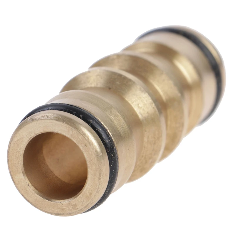 

Garden Irrigation Brass Bidirectional Quick Connect Hose Maintenance Tool Adapter Garden Irrigation 5/8 Connector 1pcs