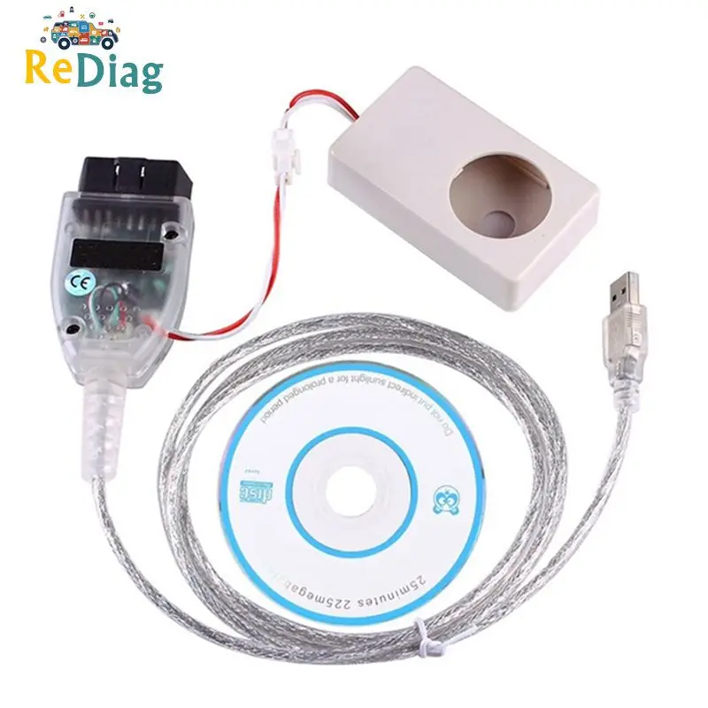 Автомобильный диагностический инструмент OBD2 для Vag tacho USB V5.0 с чипом FTDI FT232RL для NEC MCU 24C32 или 24C64