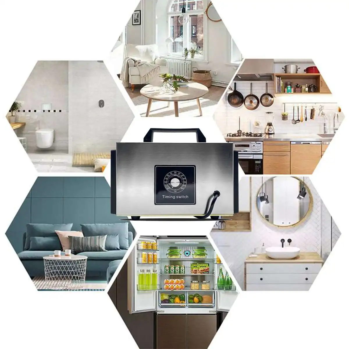 Портативный озонатор портативный очиститель воздуха с таймером 220 В 10/24 г |