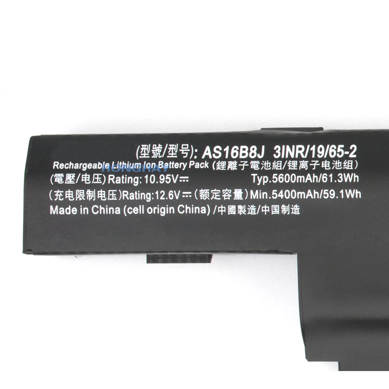 Оригинальный аккумулятор HONGHAY AS16B5J AS16B8J для ноутбука Acer Aspire серия 662 15 6 дюйма 3ICR19/-2