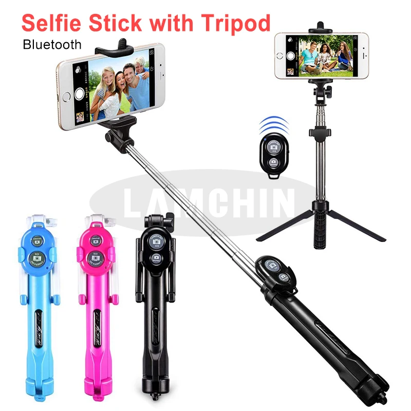 Портативный монопод 3 в 1 для смартфона беспроводной с дистанционным управлением