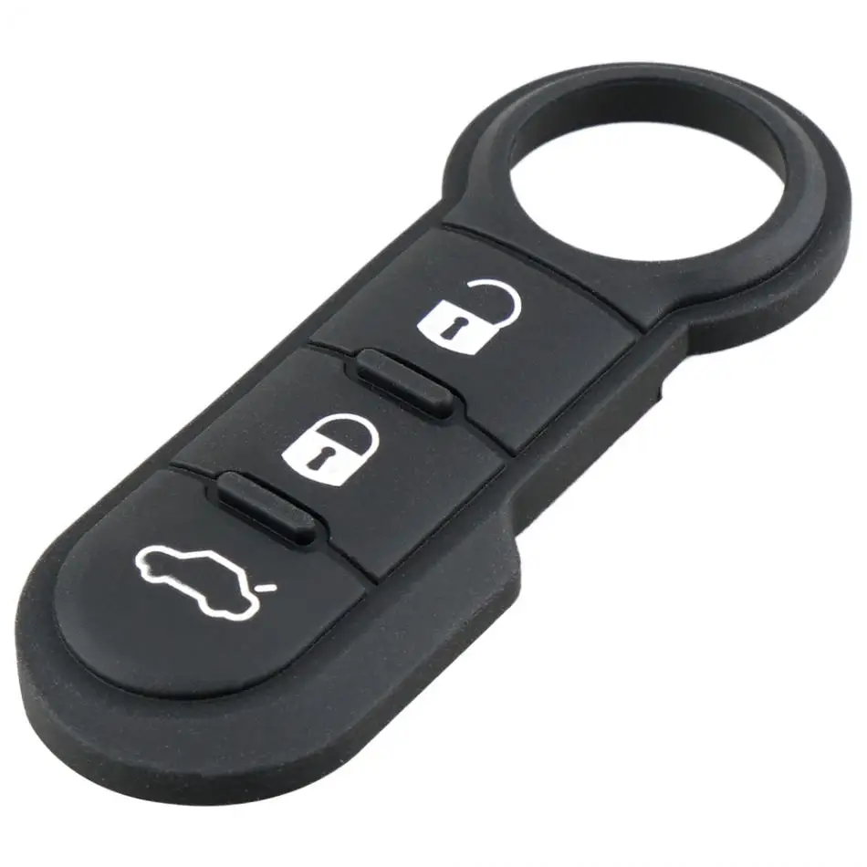 

3-кнопочный автомобильный ключ, складной корпус с дистанционным управлением, сменный чехол для ключа, подходит для Fiat 500 Panda Punto Bravo