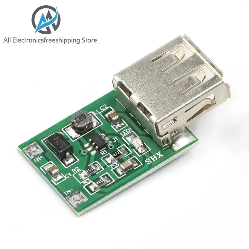 1 шт. 0 9 V ~ 5V до 600MA USB выход зарядное устройство повышающий силовой модуль мини DC-DC