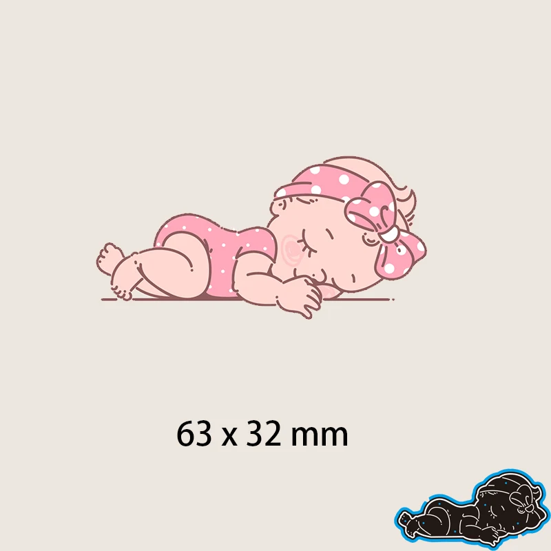 

Cutting Dies Cute Baby Metal for DIY Scrapbooking Photo Album Embossing Paper Card