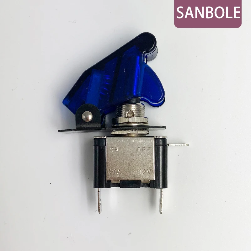 Клавишный переключатель (5 шт.) светодиодный защитный кожух на нажимную кнопку 12 В